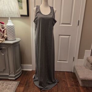 Lularoe Dani Sleeveless Tank Maxi Dress XL Grey Gray NWOT